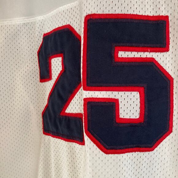 Y2K Eljay #25 Blue White Throwback NFL Jersey Sz 2XLT Oversize Football All Pro - Picture 13 of 15